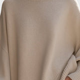 Kimia - Oversized Kötött Kerek Nyakú Pulóver