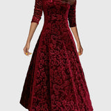 Nancy - Ünnepi Velúr Elegancia Ruha