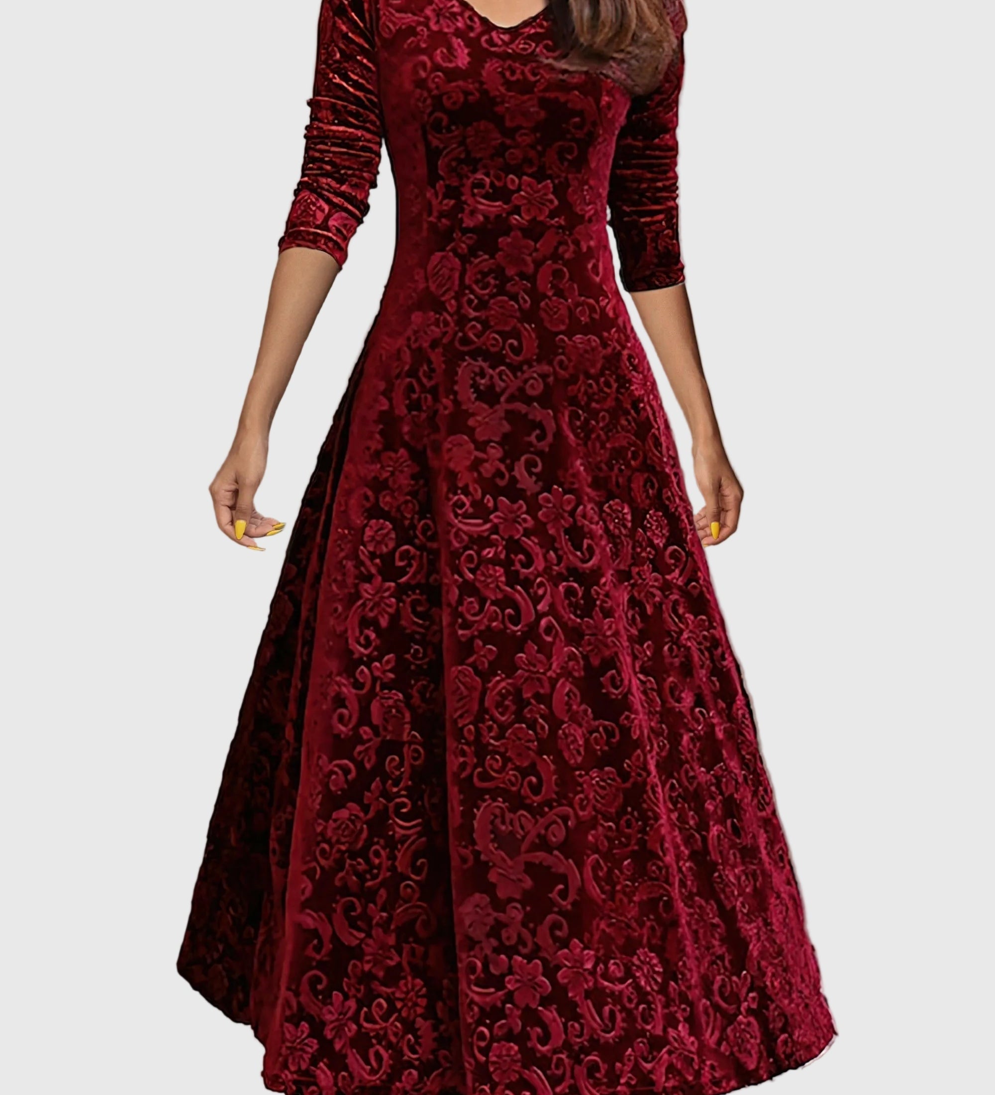 Nancy - Ünnepi Velúr Elegancia Ruha