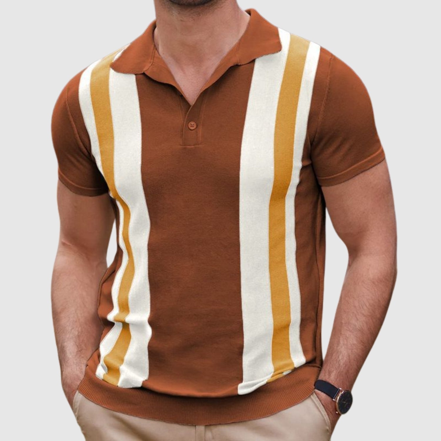 Dávid – Kontrasztos részletekkel ellátott pólóing