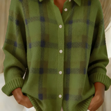 Nerava | Kockás Kötött Kardigán — Marlisle London