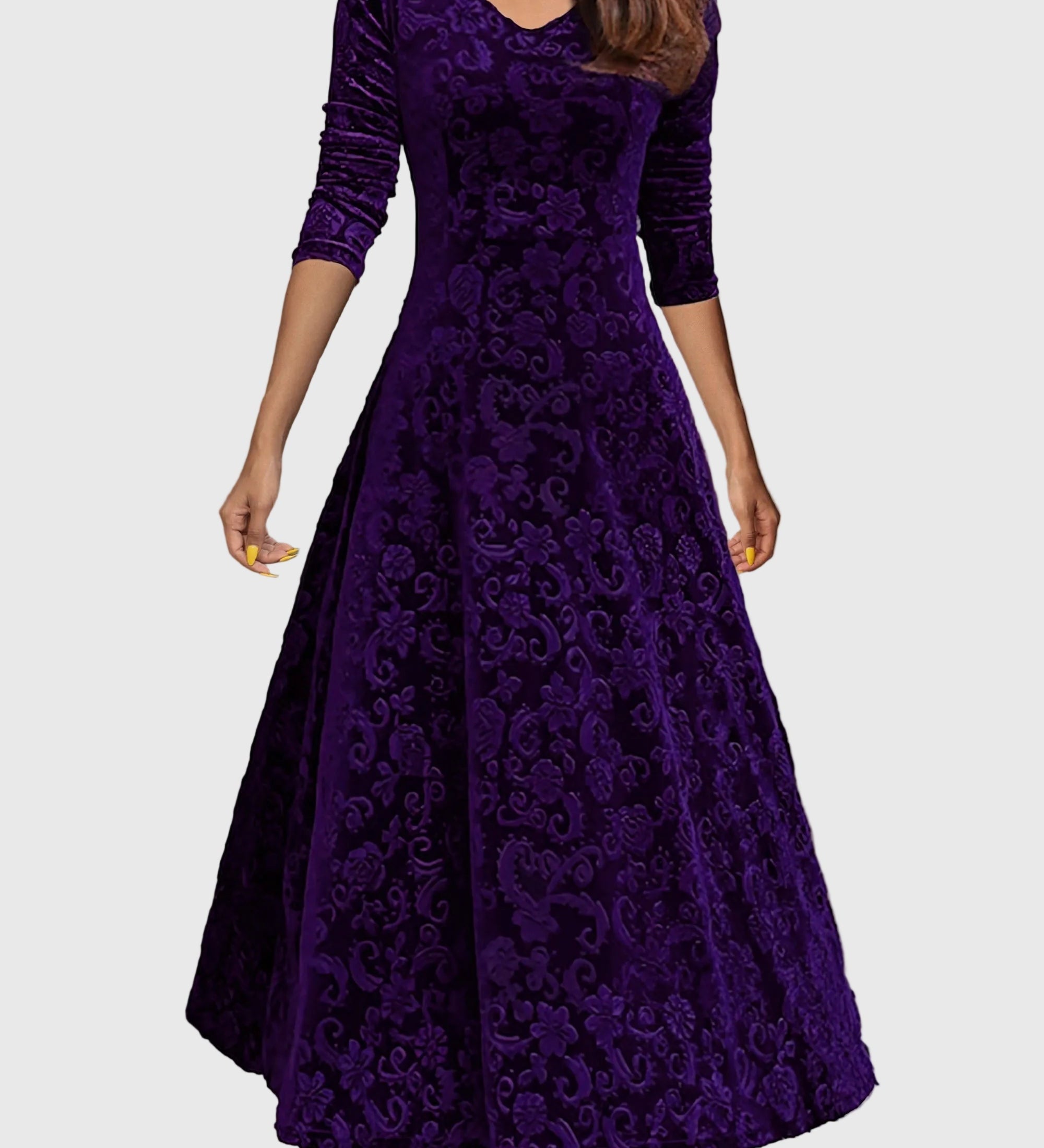 Nancy - Ünnepi Velúr Elegancia Ruha