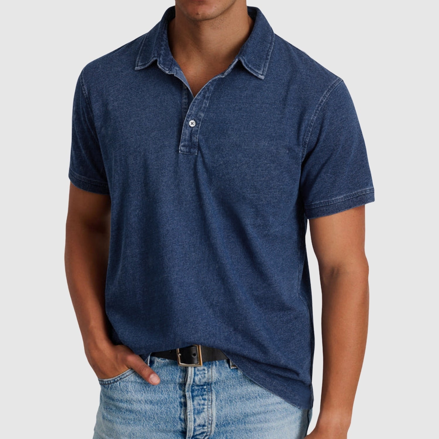 Nándor – Vintage pólóing gombokkal