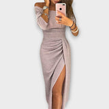 Lena - Elegáns, vállnélküli ruha