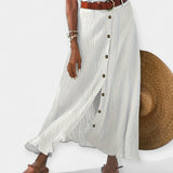 Félátlátszó midi szoknya hasítékkal