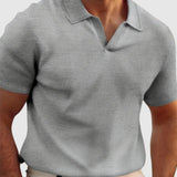 Sebestyén – V-nyakú ribana póló