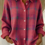 Nerava | Kockás Kötött Kardigán — Marlisle London