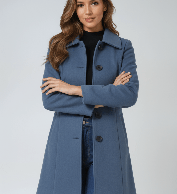 Helena | Női téli kabát egy gombbal