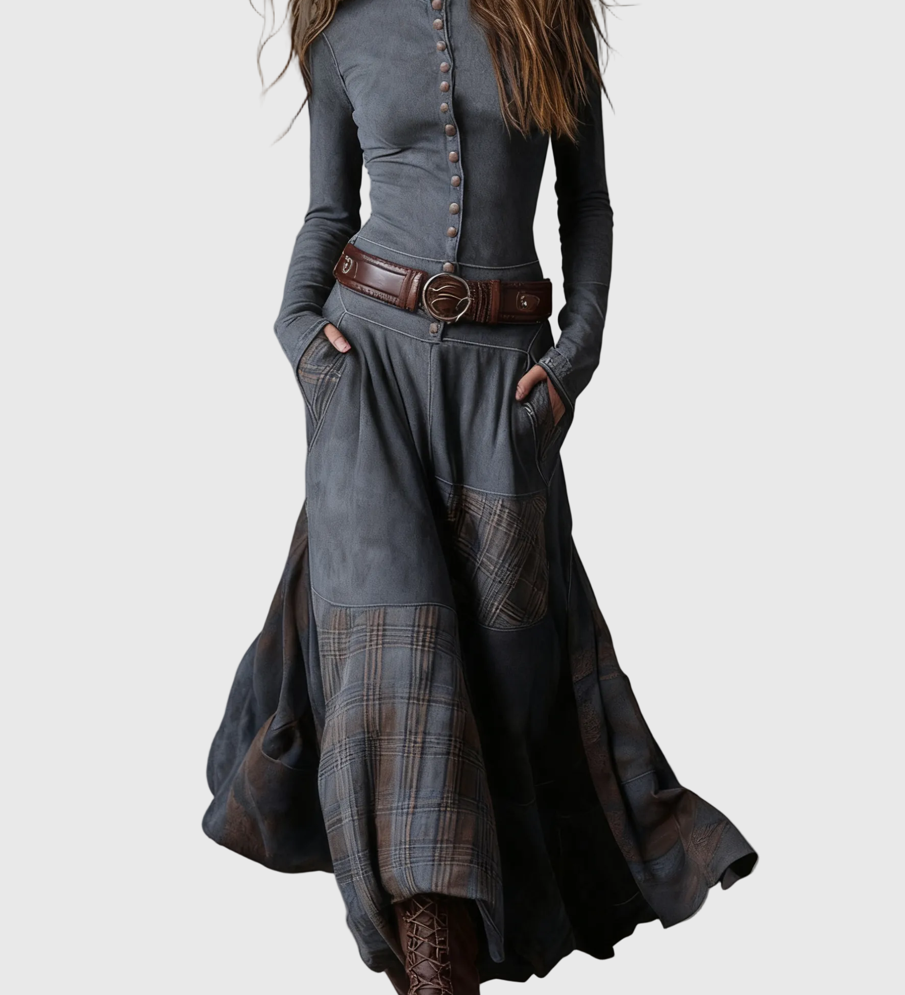 Azucena - Maxiruha övvel, öko-suede anyagból