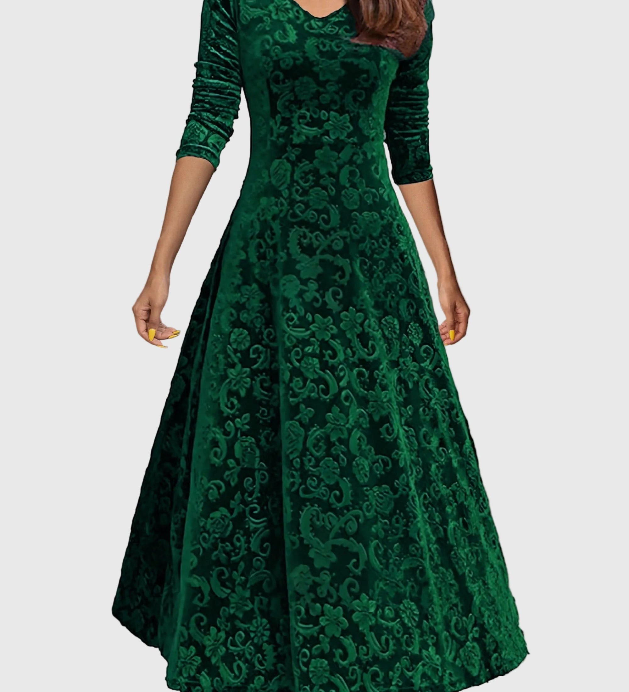 Nancy - Ünnepi Velúr Elegancia Ruha