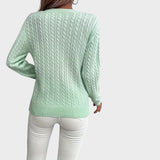 Vivianne – Puha Kötött Pulóver Textúrával