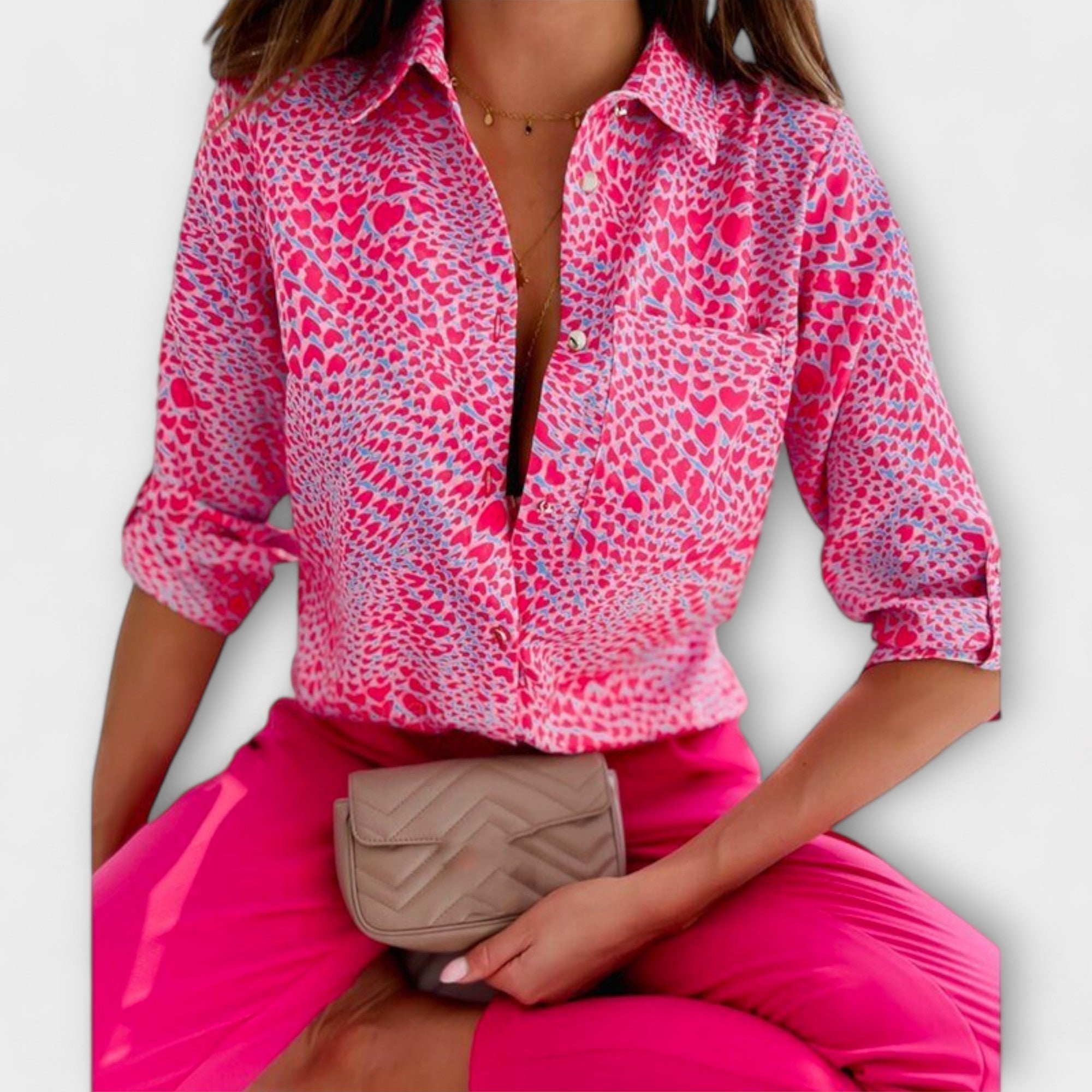 Klasszikus galléros blúz